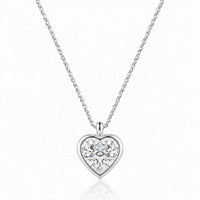AUREX – Heart Cut Bezel Necklace Setting