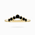 Black Diamond Eternity Band in 18K Yellow Gold | Saratti