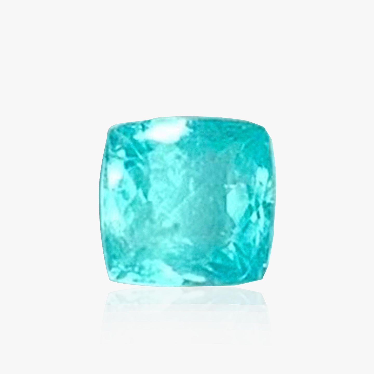 0.79ct Neon Blue Paraiba-Type Tourmaline | Princess Cut