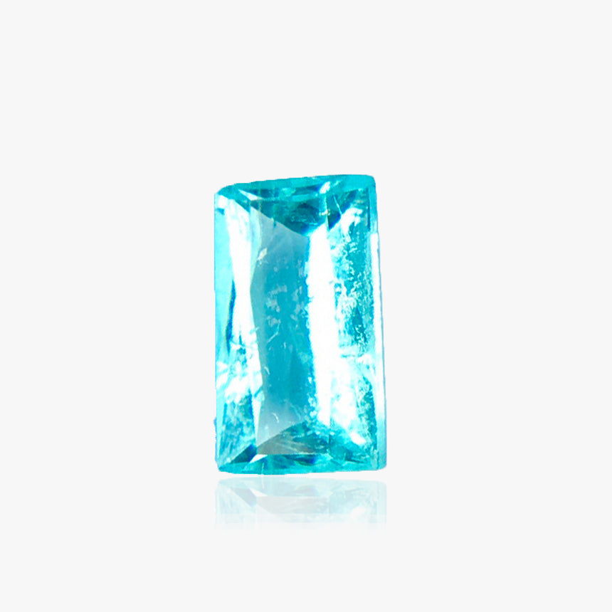 0.73ct Neon Blue Paraiba Tourmaline Rectangular Cut | SARATTI