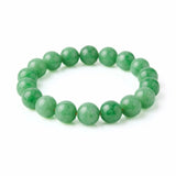 LUCIA - Apple Green Jadeite Bead Bracelet