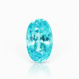 natural tourmaline oval faceted gemstone compact proportions macro | SARATTI