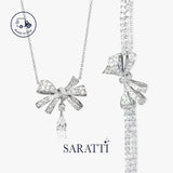 Blooming Ribbon on a grey background | SARATTI