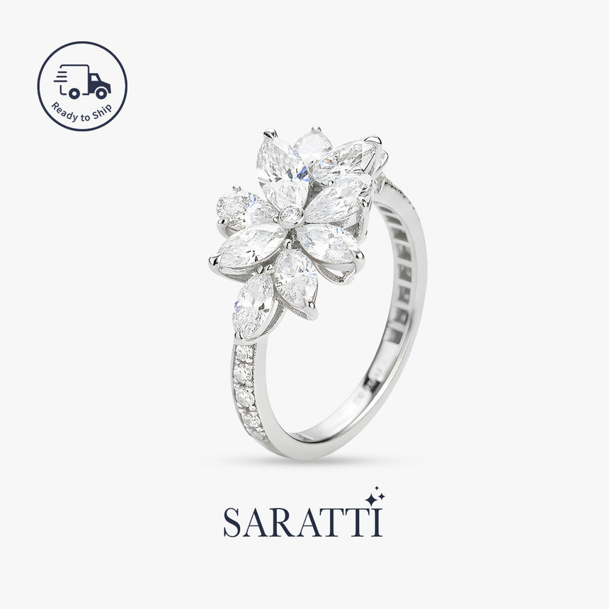 Fleur De Brilliance Lab Diamond Set