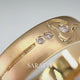 Yellow Gold Diamond Wedding Band Matte Finish