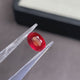 1.37 CTS oval Natural Ruby measuring 7.40 x 5.24 mm with balanced proportions | SARATTI