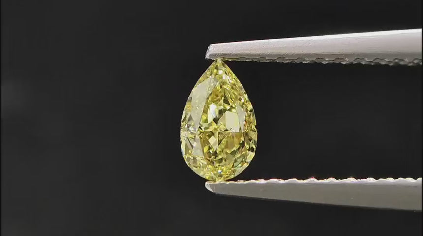 fancy yellow loose diamond 