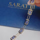 Tanzanite Bracelet In 18K Yellow Gold - Saratti Jewelry