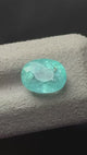 5.09 carats Natural Paraiba Tourmaline oval gemstone showing vivid neon blue colour - SARATTI