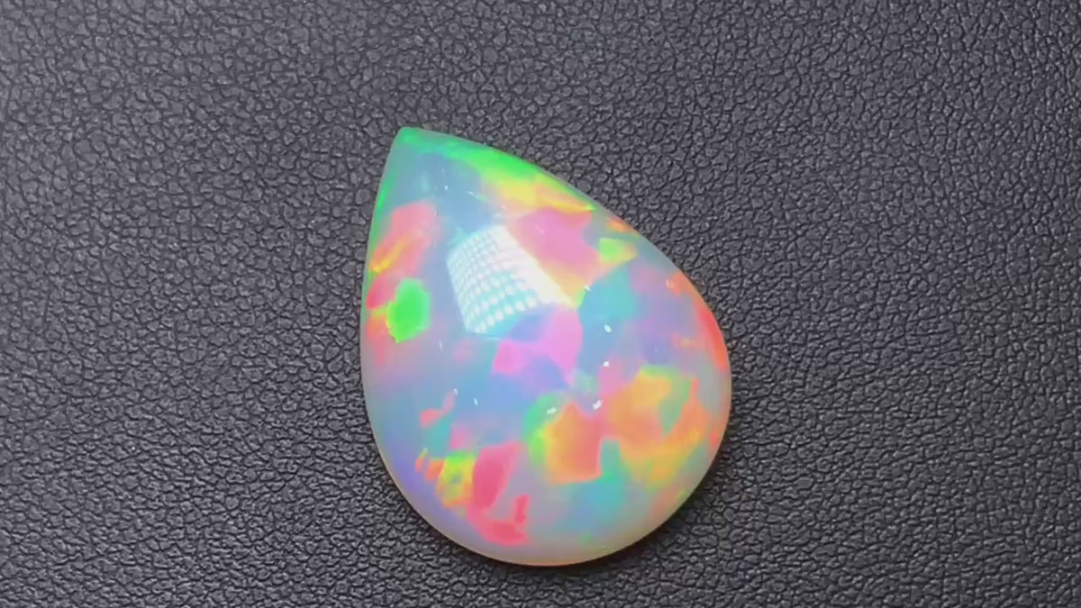 Cabochon Pear Shape Opal Gemstone | Saratti Jewelry