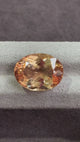 13.65 carats Natural Brazilian Imperial Topaz | Oval – 16.3 × 12.5mm. - Custom Jewelry Gemsotne - SARATTI JEWELRY