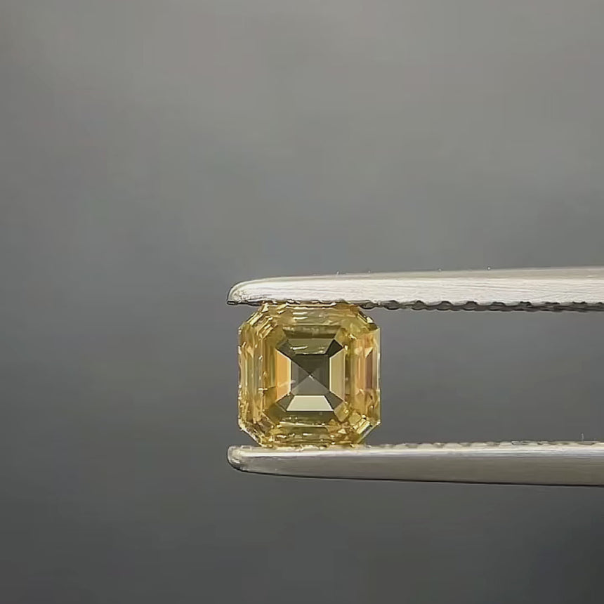  0.713 Carat Fancy Colored Champagne Diamond  | Saratti Jewelry 