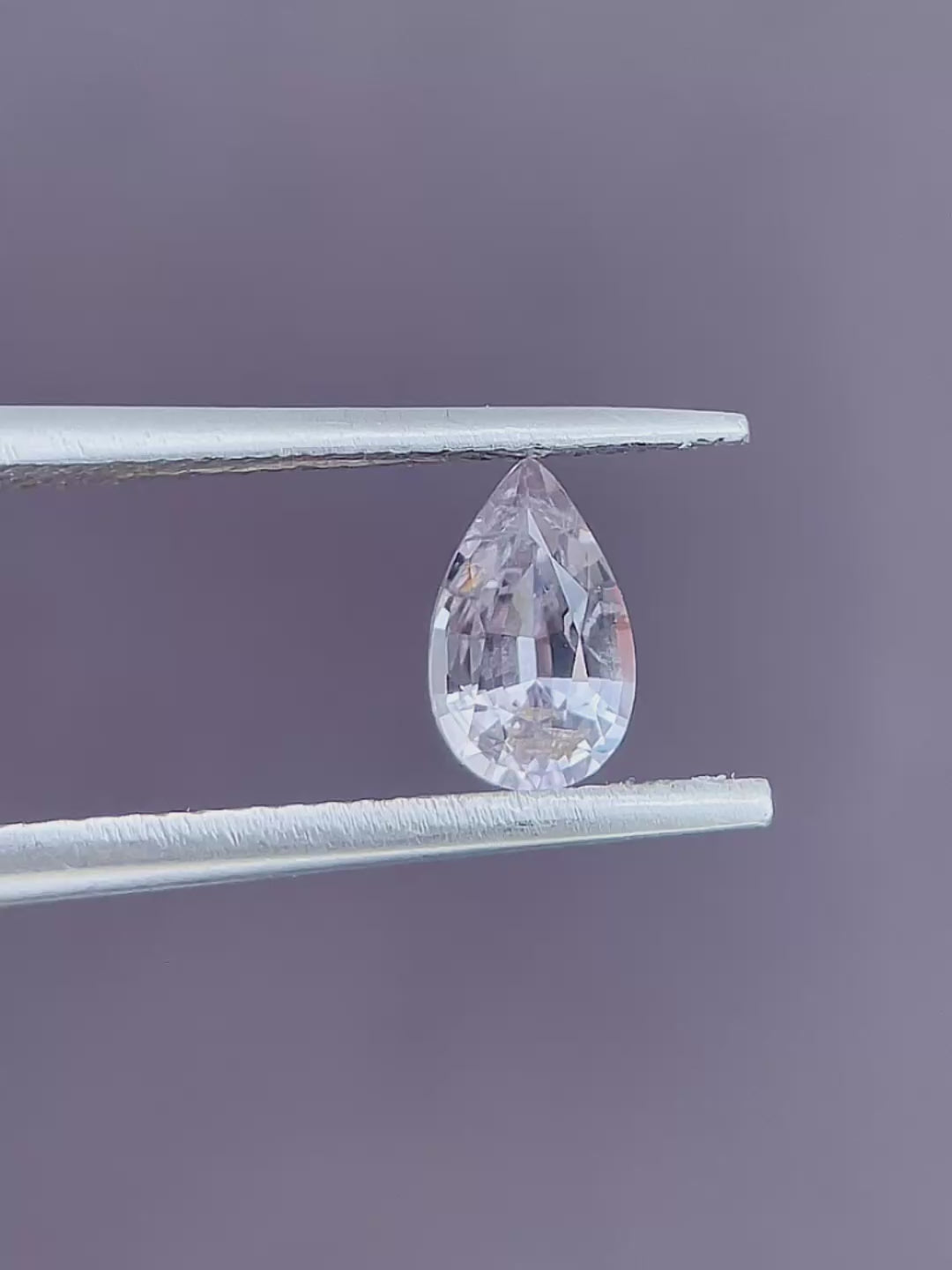 0.70 carats Burmese Natural Gray Spinel | Pear Cut