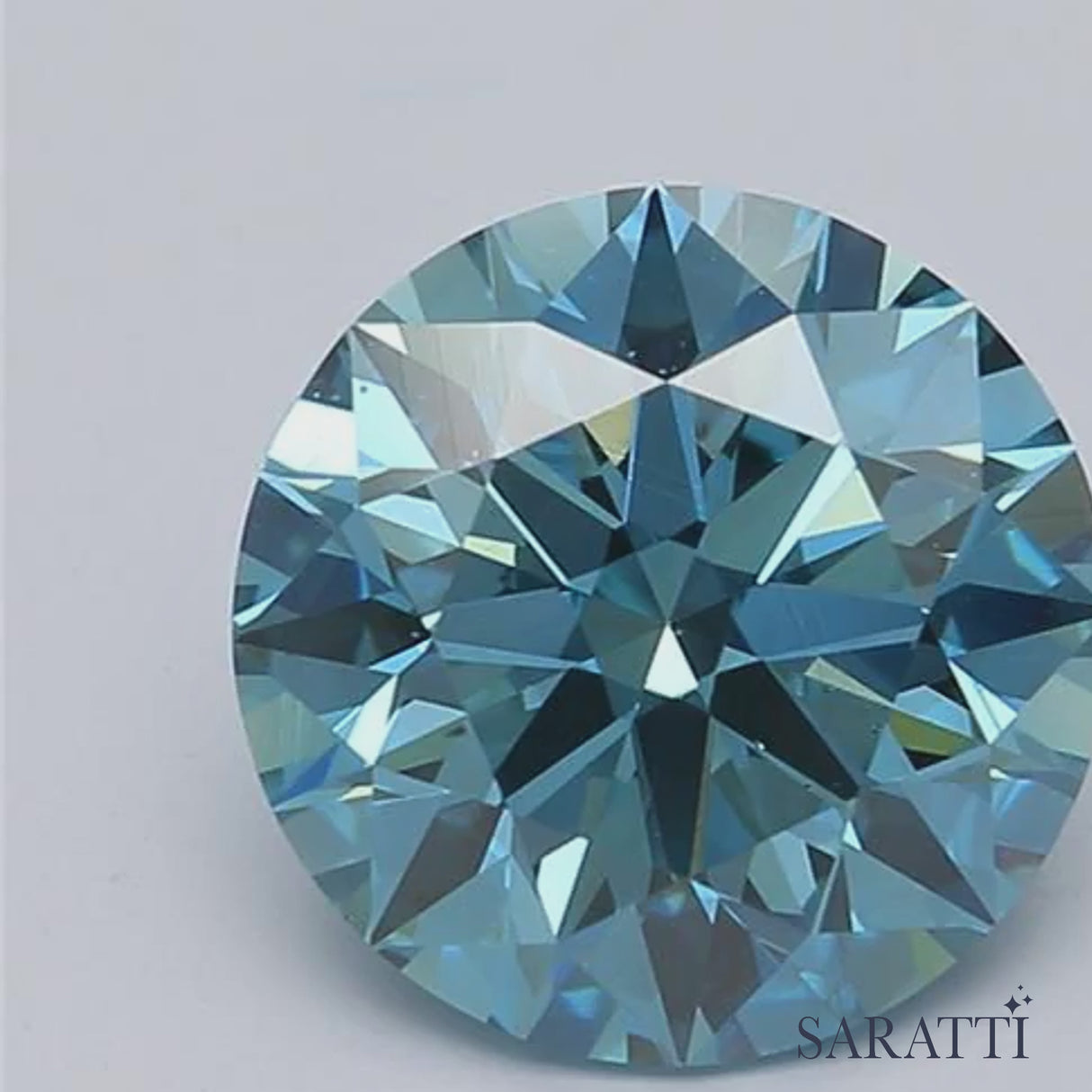 1.33 carats Aqua Blue Fancy Blue Natural Diamond (Treated) | GIA Certified