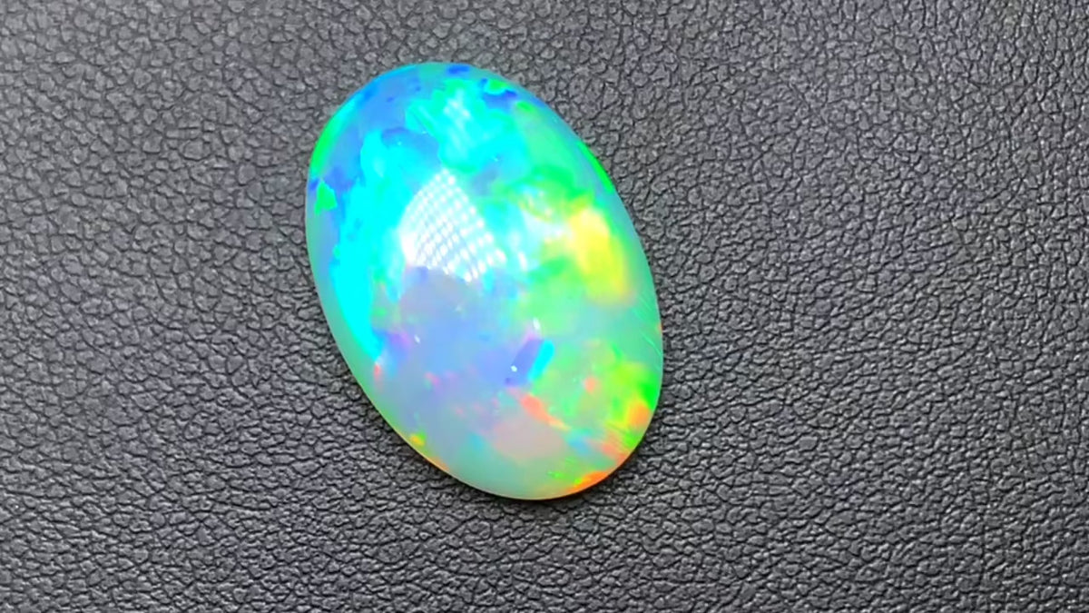 Oval Cabochon Natural Opal Gemstone | Saratti Jewelry