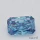 1.01 carat Sky Blue Radiant Cut Natural Diamond - Enhanced