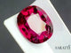 5.65 Carats Natural Rubellite Tourmaline Gemstone | Cushion Cut | Eye Clean | 12.2 × 9.9 × 6.2 mm