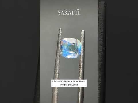 1.54 cts Sri Lankan Natural Moonstone Gemstone | Cushion