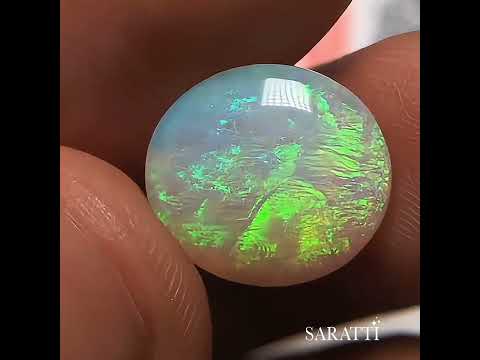 4.935 carat Natural opal 11.9 × 13.2 × 5 mm loose stone | SARATTI