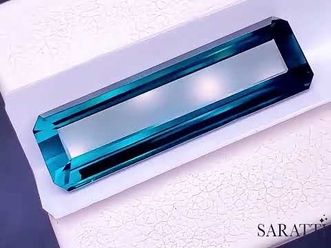 13.34 carats Natural Blue Tourmaline | Emerald Cut