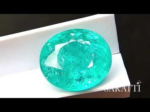 Loose Neon Greenish Blue Tourmaline for Custom Jewelry | SARATTI  