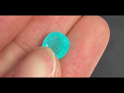 3.06 carats Natural Brazilian Neon Blue Paraiba Tourmaline | Oval