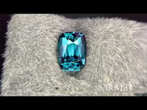 1.63 carats Natural Bluish Green Spinel | Cushion – 7.74 × 5.66 × 4.49mm