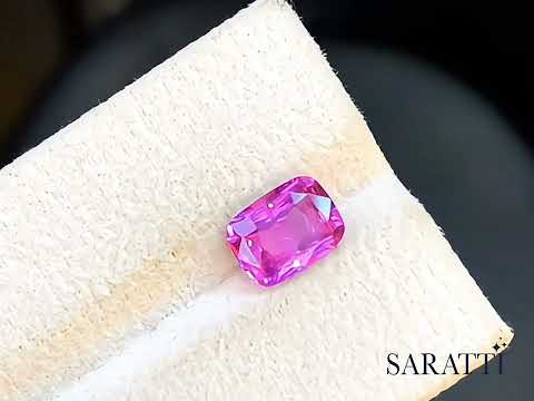Certified Natural Lavender Sapphire Gemstone | SARATTI-2