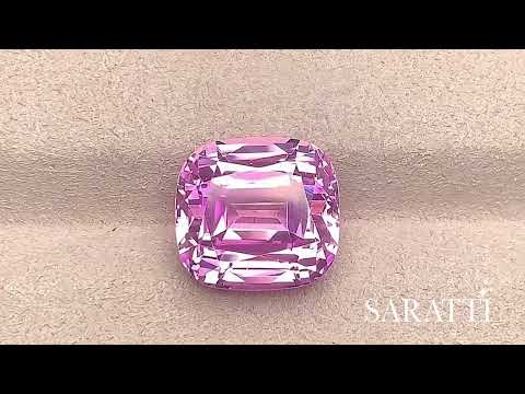 17.75 carat Natural kunzite 13.2 × 14.2 × 11.2 mm loose stone | SARATTI