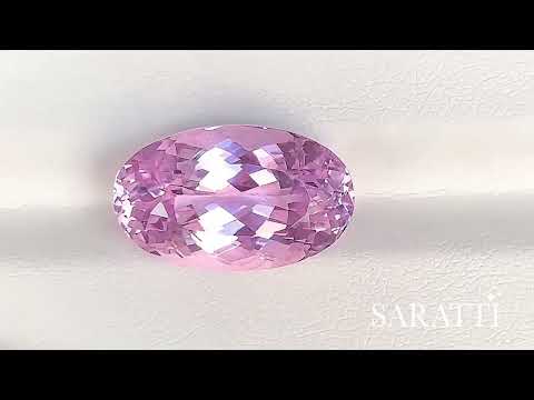 18.84 carat Natural kunzite 19.5 × 12 × 10.6 mm loose stone | SARATTI