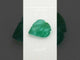 0.74 carats Green Natural Emerald | Carved Leaf