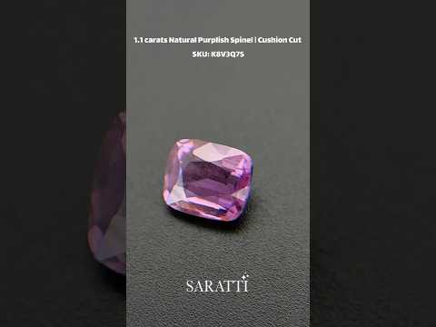 1.1 carats Natural Purplish Spinel | Cushion Cut