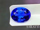 6.43 carats Natural Tanzanite Gemstone | Oval – 12.8 × 10 × 6.7 mm