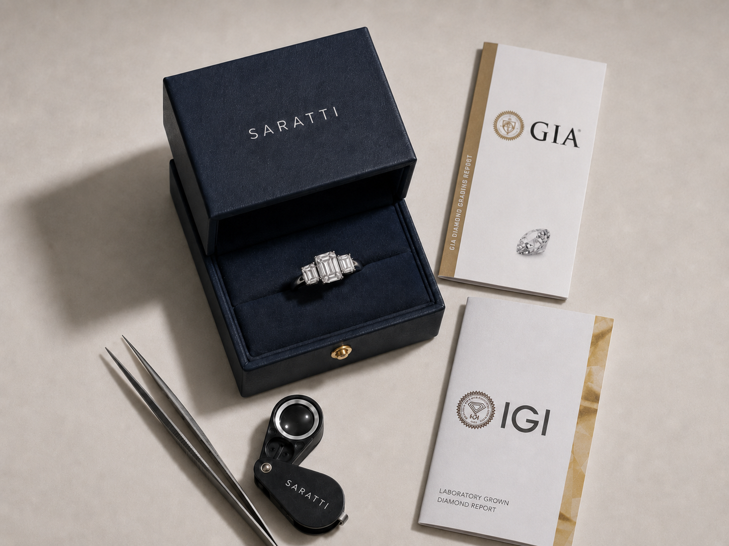 Diamond certification guide showing SARATTI approach to independent grading | SARATTI