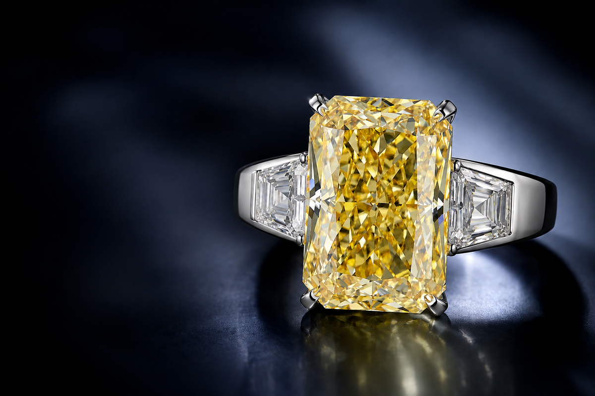 Soleil Yellow Diamond  Ring
