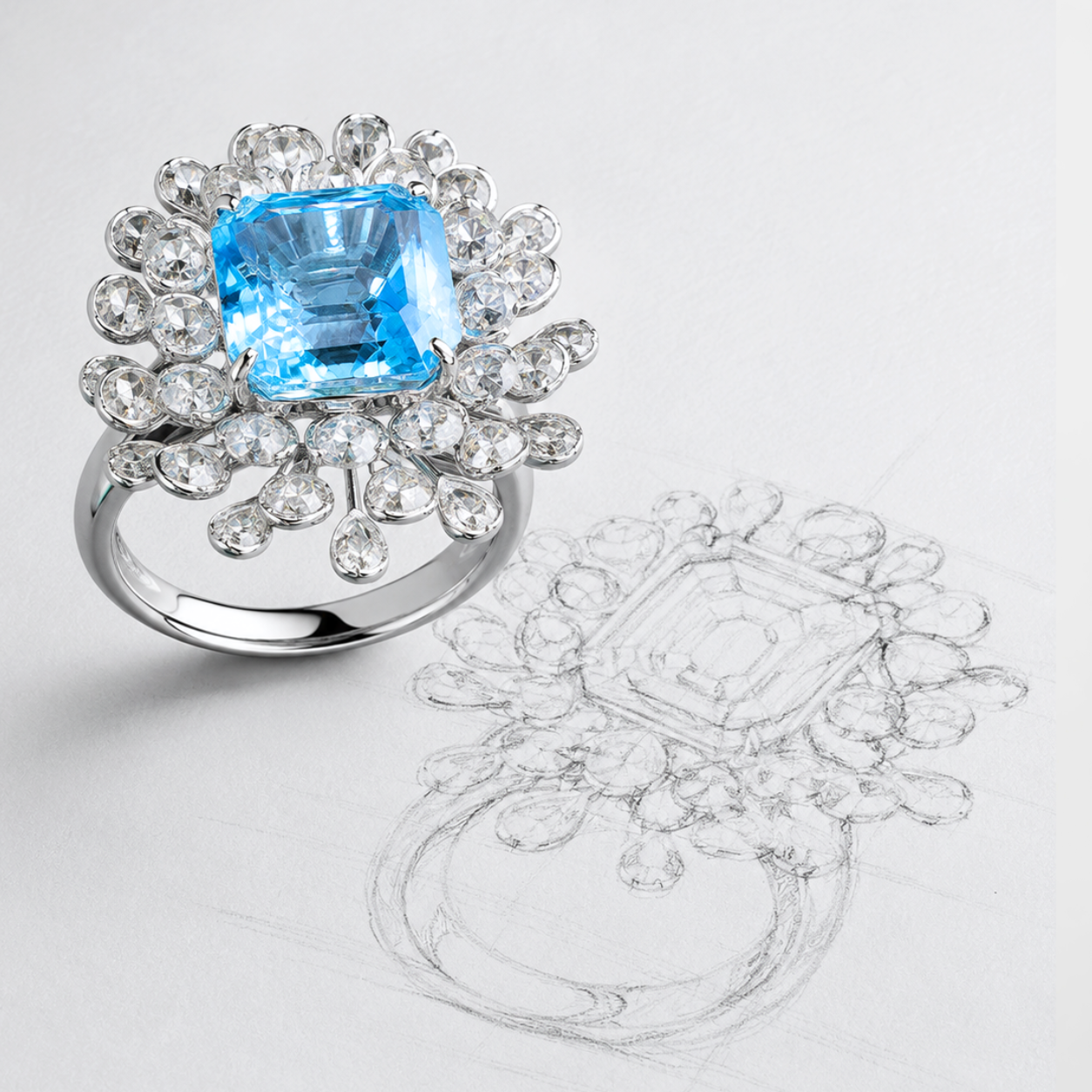 SARATTI atelier study showing the proportion and architecture behind every jewel | SARATTI