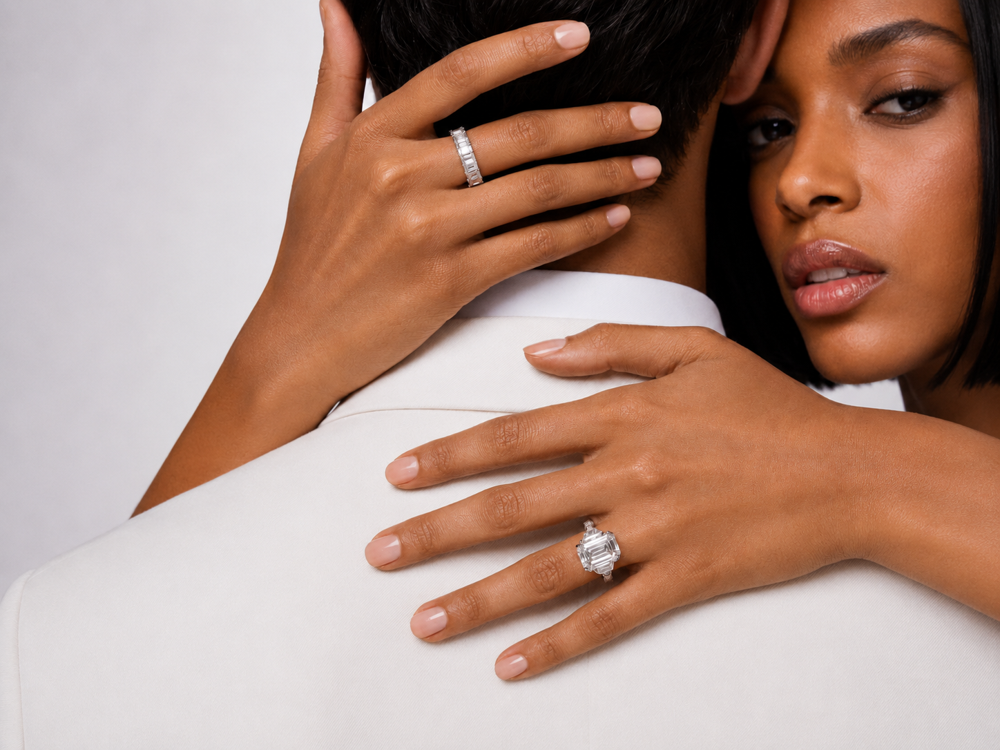 SARATTI bridal set, refined bands handcrafted to mark the vows and the years that follow | SARATTI