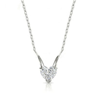 VERA Heart-Prong – Heart Cut Solitaire Necklace Setting