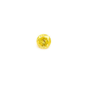 0.31 Carat Yellow Natural Diamond Round Cut Loose Gemstone - Modern Gem Jewelry 