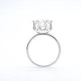 Prong Set Brilliant Round Natural Diamond Ring 