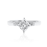 1.5 Carat Princess Cut Diamond Ring | Custom Rings| Modern Gem Jewelry
