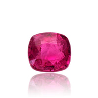 0.33 Carat Cushion Cut Red Natural Spinel Gemstone