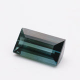 1.27 Carats Namibian Indicolite Blue Natural Tourmaline  Loose Gemstone Step Cut - Modern Gem Jewelry 