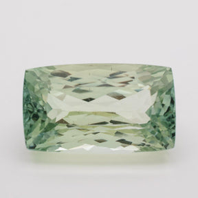 52 Carats Light Green Natural Kunzite Rectangular Cushion Cut - Modern Gem Jewelry 