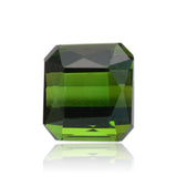 1.5 Carats Green Natural Tourmaline Emerald Cut Gemstone 6.3 x 5.8x 4.8mm - Modern Gem Jewelry 