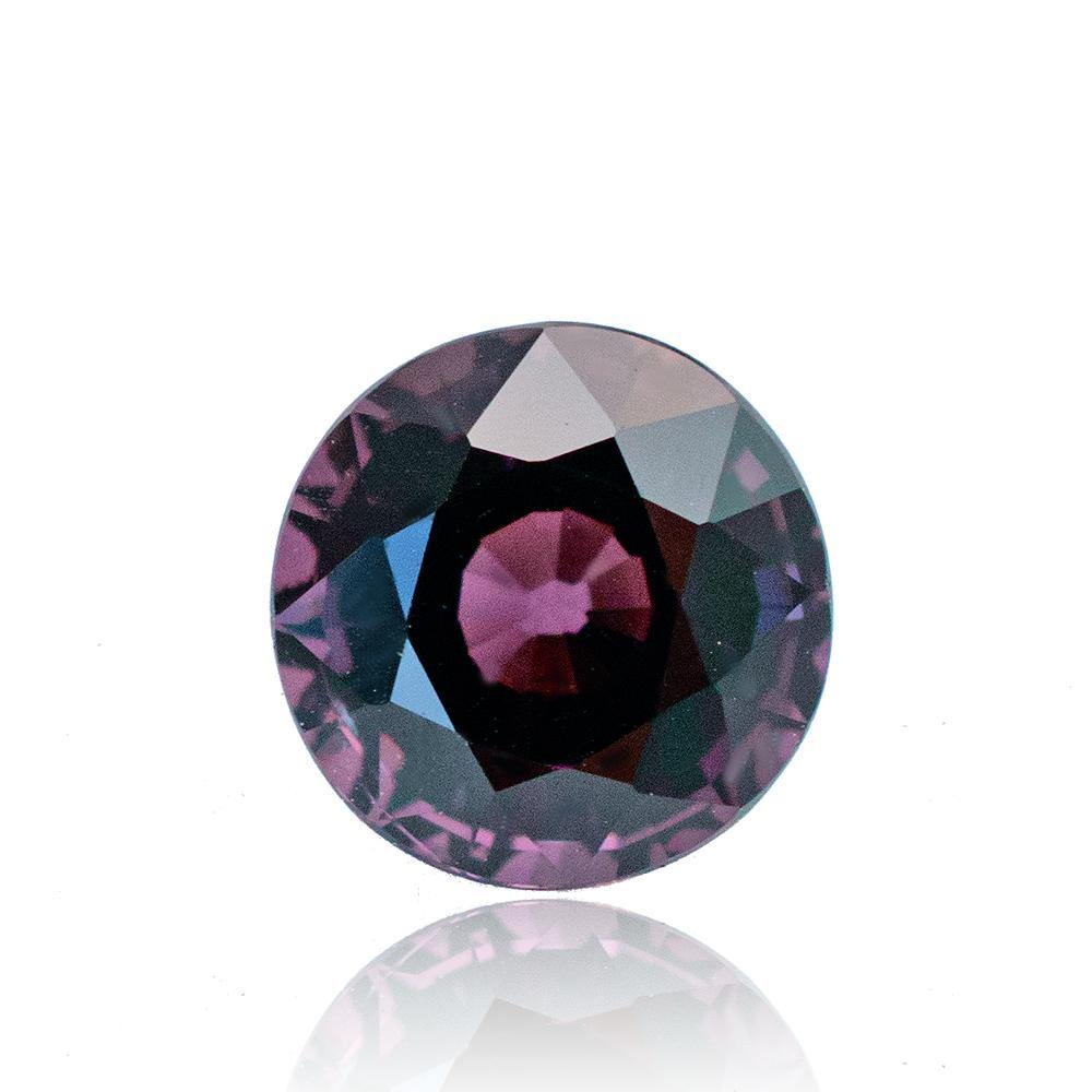 1.35 Carats Bluish Purple Round Natural Spinel