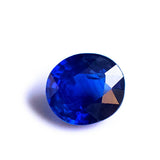 Natural Sapphire Gemstone | Oval Cut Medium Fine Blue | 1.33 Carats Heated | Custom Jewelry | Modern Gem Jewelry