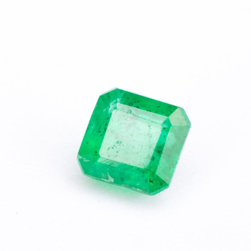 Emerald Gemstone | Emerald Cut Green | 0.35 carat Minor-Oil | Custom Jewelry| Modern Gem Jewelry