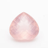 26.63 Carat  Natural Rose Quartz Heart Cut Loose Gemstone - Modern Gem Jewelry 