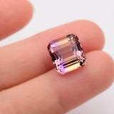 7.02 Carats Natural Ametrine Emerald Cut Loose Gemstone - Modern Gem Jewelry 